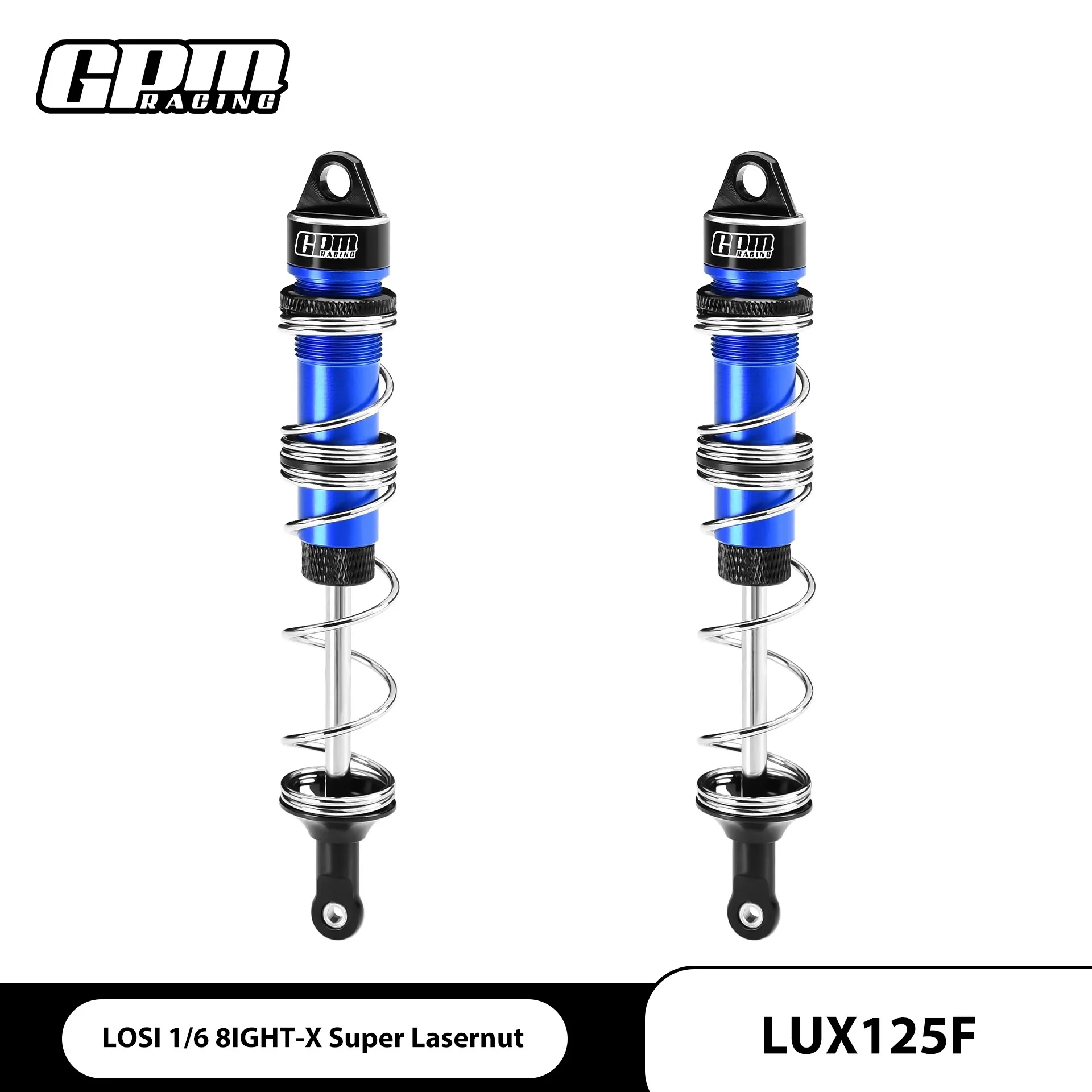 

LOSI 1/6 8IGHT-X Super Lasernnut из алюминиевого сплава, двухсегментная пружина, передняя подвеска