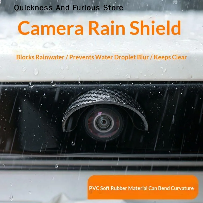 【MO】Car Camera Lens Protector Rear View Backup Camera Cover 360° Camera Protection Anti Scratch Waterproof Dust-proof Car Parts