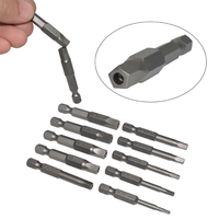 10pcs Pentagons Head Screwdriver Bit Set Metric Sizes 1/4 Inch Shank 5 Sided Security Tamper Proof Durable