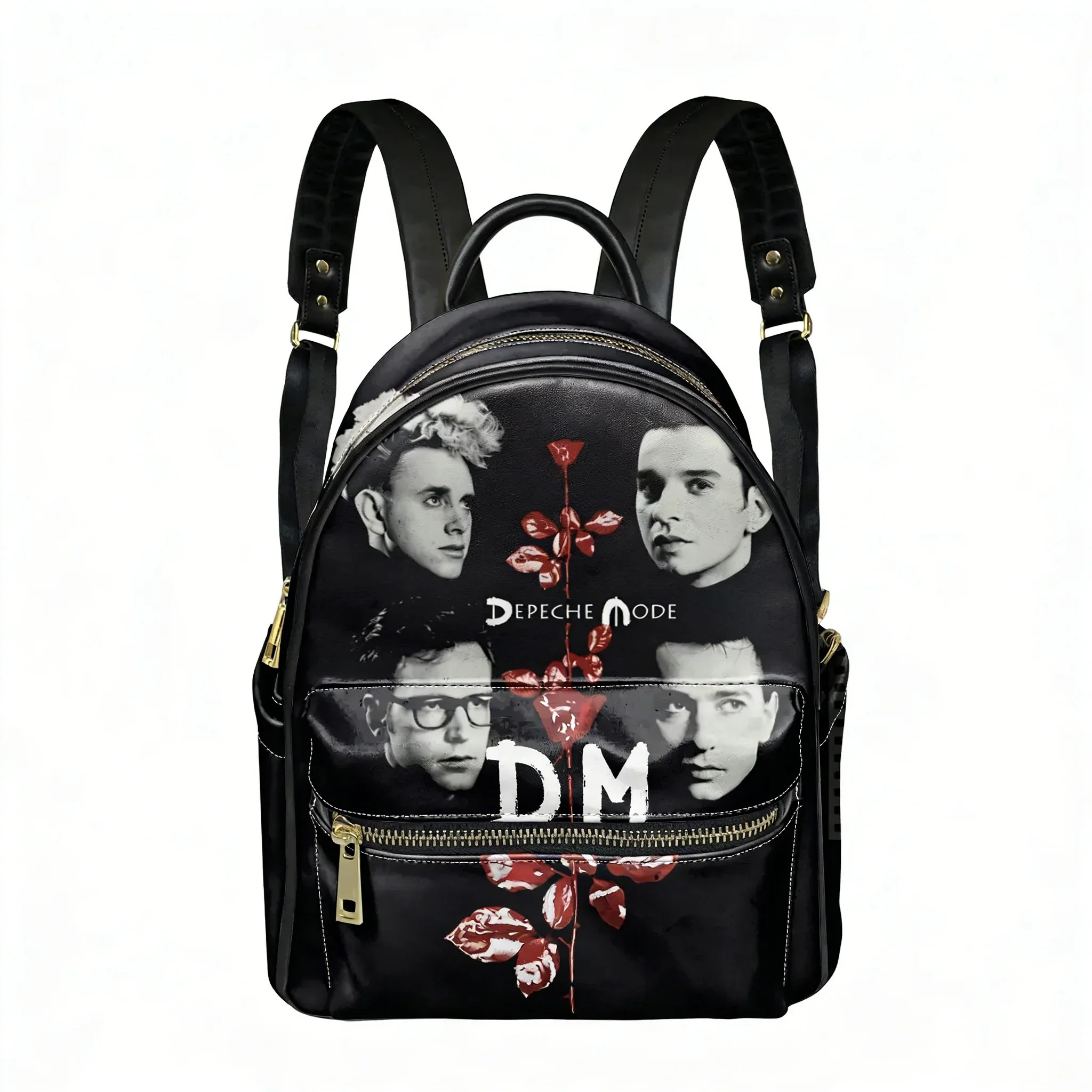 

Depeche Rock Band Backpack Vintage Womens Men Personalized Double Shoulder Bag Business Travel Bookbag Rucksack Gift Daypack