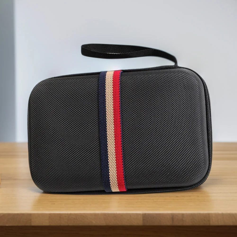 Estuche de transporte portátil, estuche protector de almacenamiento de viaje a prueba de golpes con bolsillo para consola de juegos Retro Anbernic RG Cube