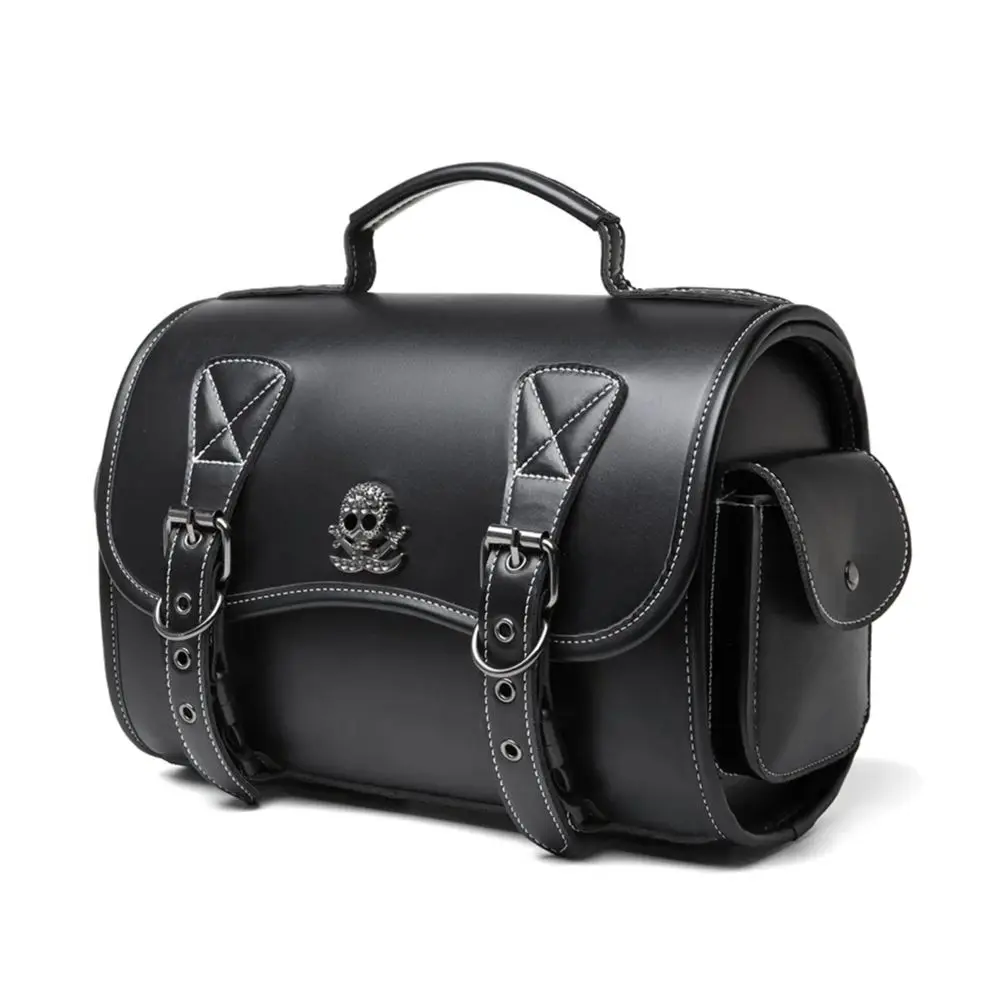 

FOR HONDA HALEY Retro Universal High-capacity Rear Shelf Saddle Bar Motorcycle Rear Moto Hanging Bag with Straps Knight Bags