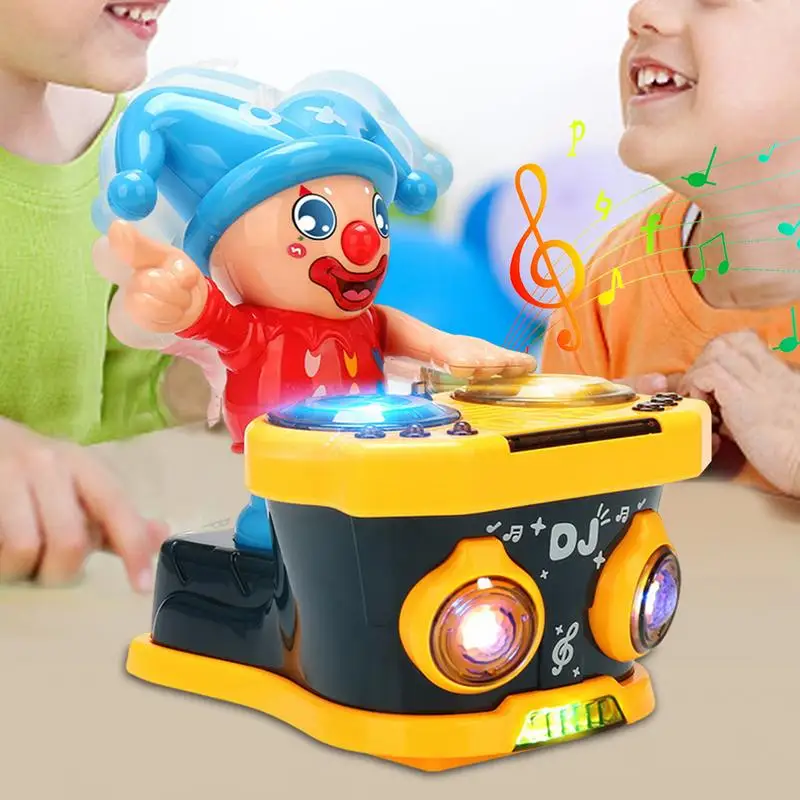 Tafel Clown Speelgoed Batterij Aangedreven Muzikale Clown Dansen Swing Speelgoed Clown Beeldje Educatief Vroeg Leren Verbeteren Motoriek