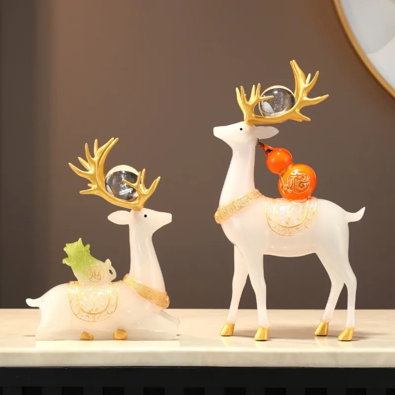 

Deer ornaments, wine cabinets, TV cabinets, office living room decoration housewarming gifts