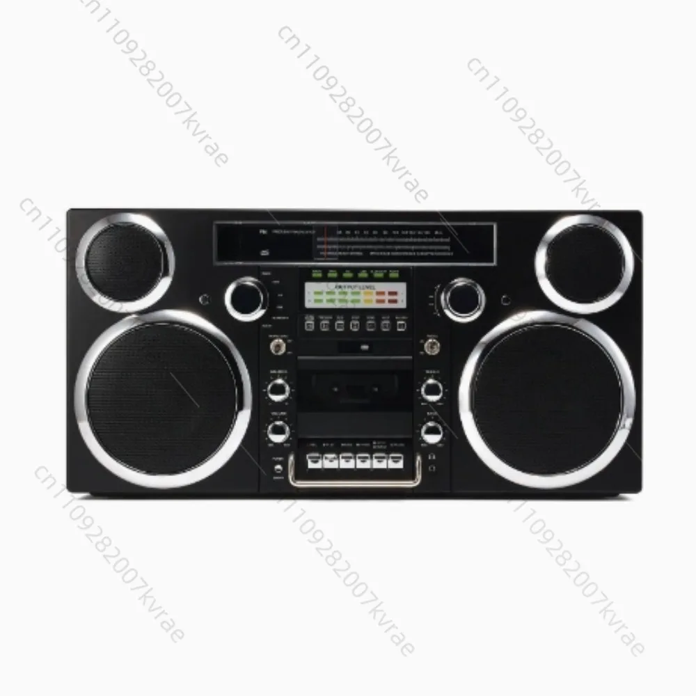 Retro Wireless Portable Speaker, CD Player, Tape Recorder & Radio
