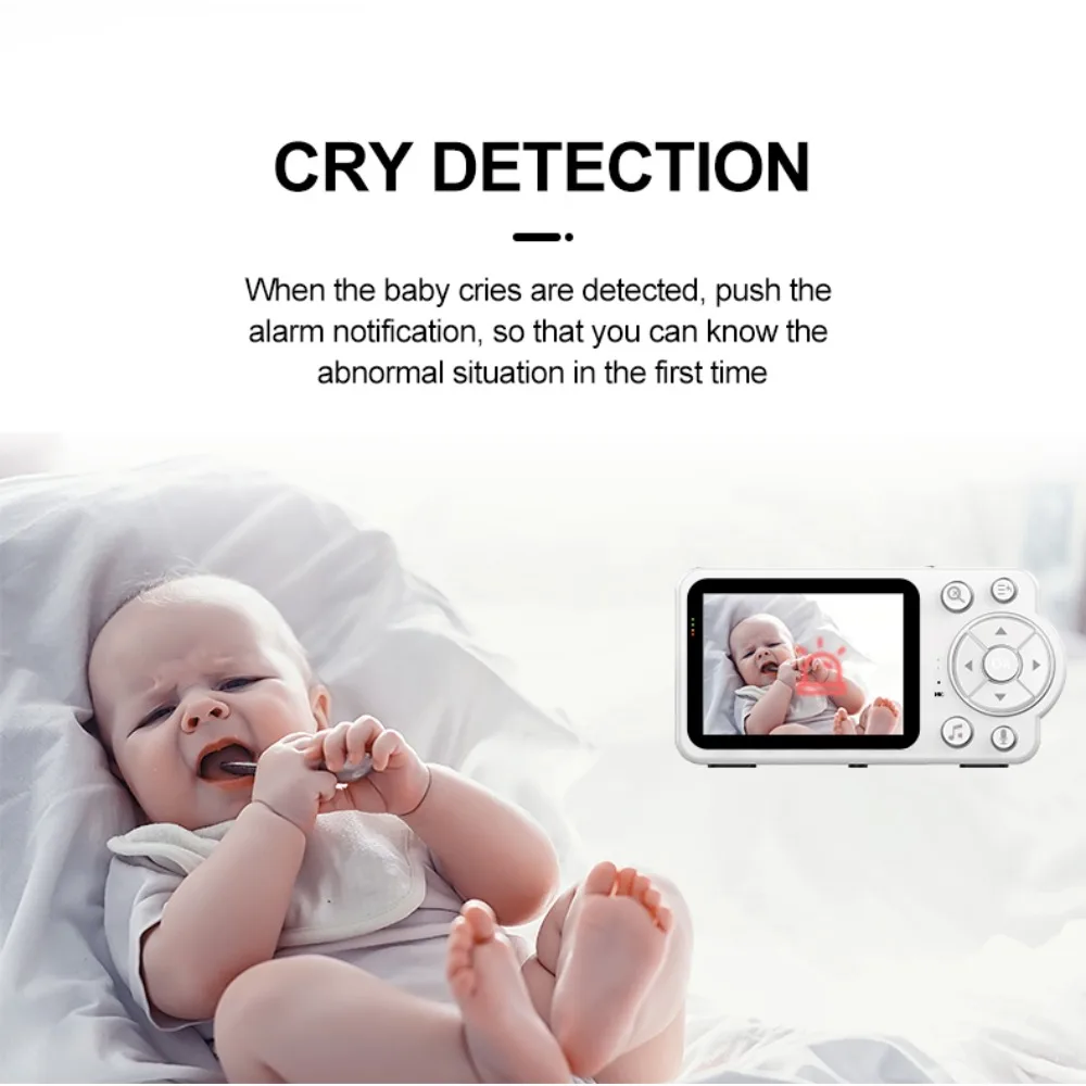 Didparka 2MP Video Baby Monitor 2.8IN Active Answer WiFi IP Camera 360 ° videochiamata madre bambini sorveglianza attiva delle chiamate