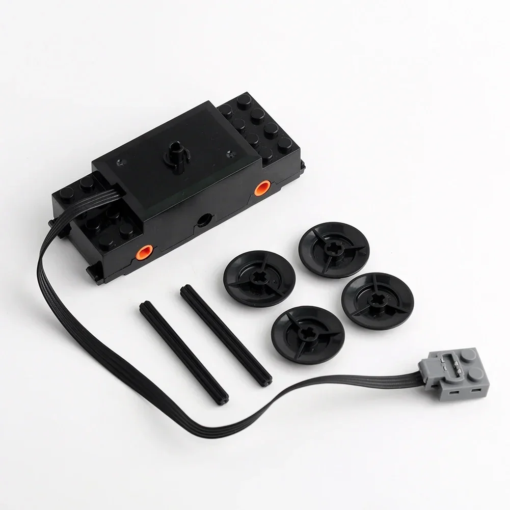 Motor de tren 88002-Motor de velocidad de funciones de potencia MOC para trenes compatibles con Legoeds, carril de coches DIY 10254/53401/53400