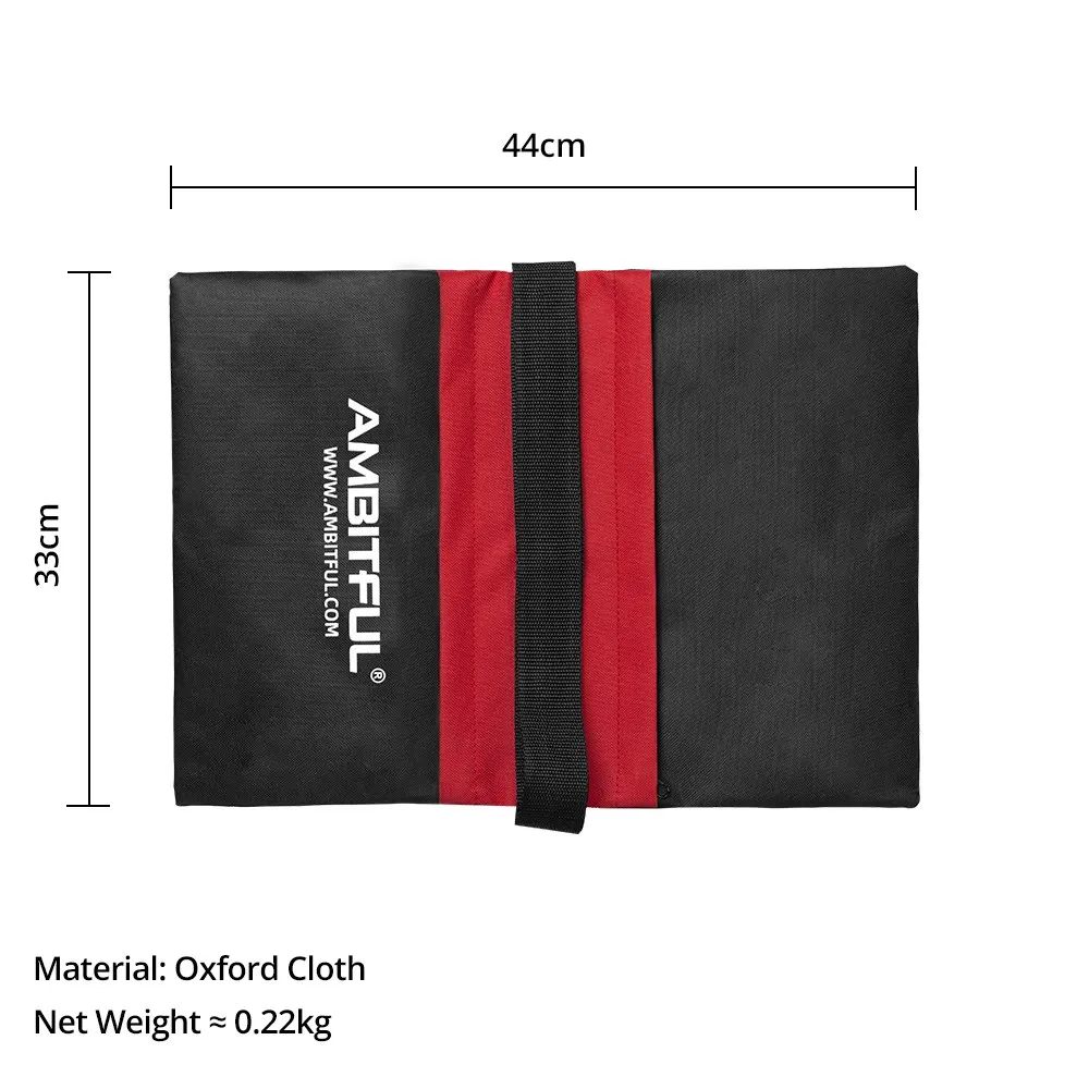 Ambitful 44x33cm Load-Bearing Sandbag Photography Studio Video Stage Film Heavy Duty Sandbag for Light Stands Boom Arms Tripods