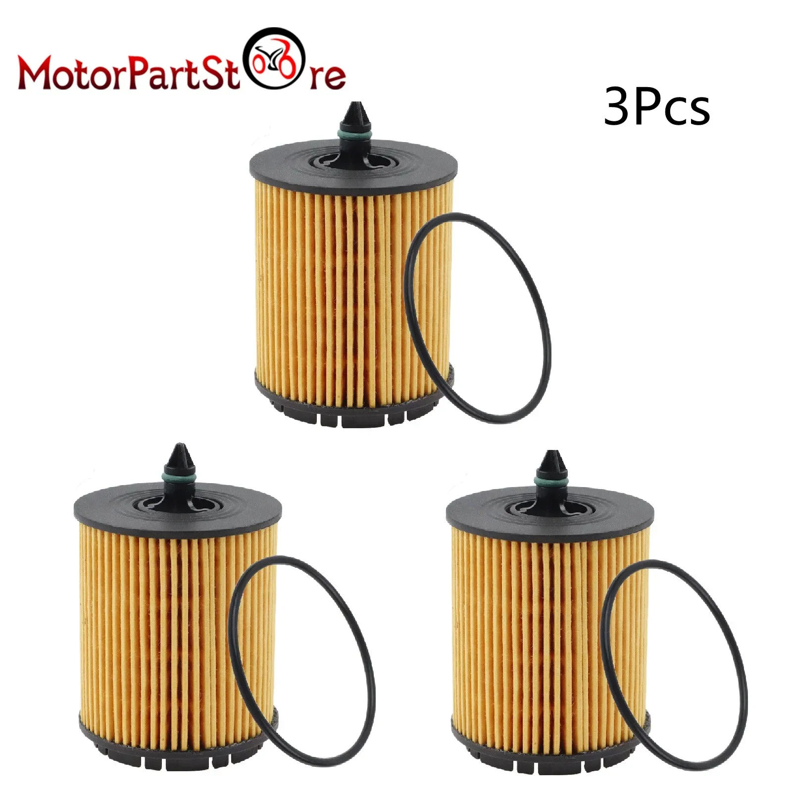 3pcs Engine Oil Filter PF457G for Chevrolet GMC Buick Pontiac Saab Fisker Saturn