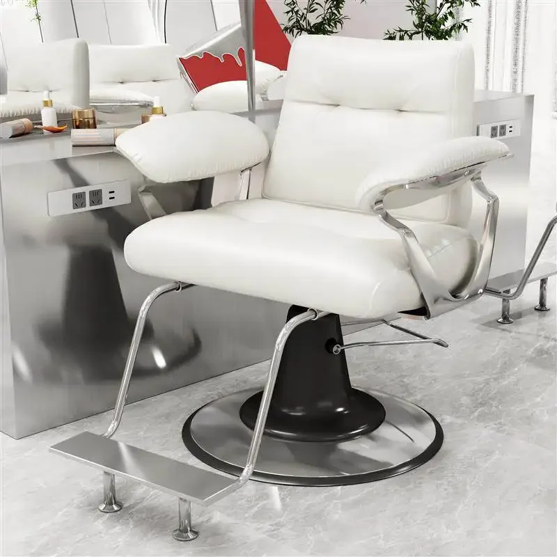 Beauty Recliner Shampoo Barber Chair Luxury Professional Barber Chair Hairdresser Equipment Cadeira De Barbeiro Salon Furniture 3