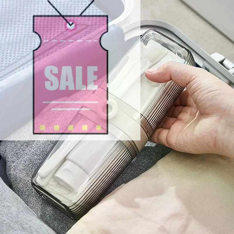 1Pcs Toothbrush Containers Transparent Portable Toothbrush Toothpaste Case Family Travel Outdoor Business Trip Acessories