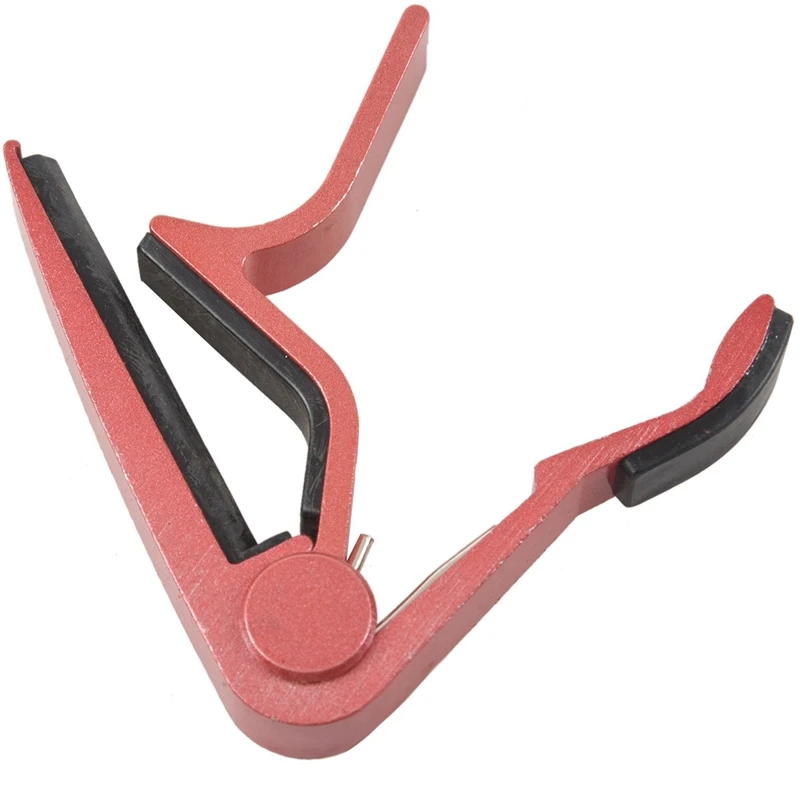 2X مشبك مفتاح الزناد كابو للجيتار الكلاسيكي الكهربائي الصوتي (الوردي)