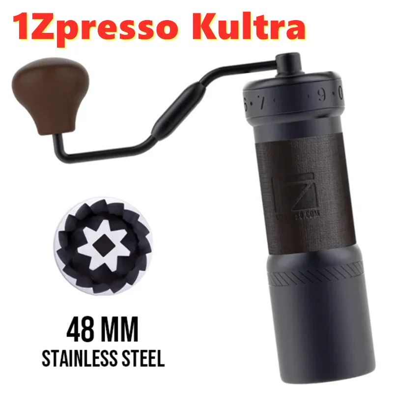 New 1Zpresso Kultra Manual Coffee Grinder  foldable handle portable coffee grinder coffee mill grinding manual coffee