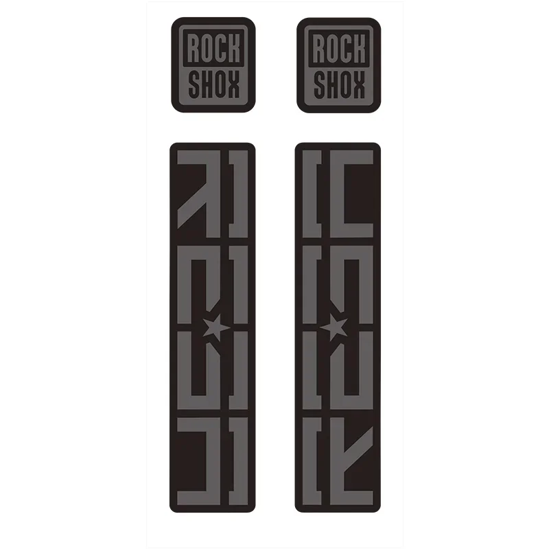 2021 rockshox reba mountain fork sticker bicycle accessories MTB bike front fork decal 22cm