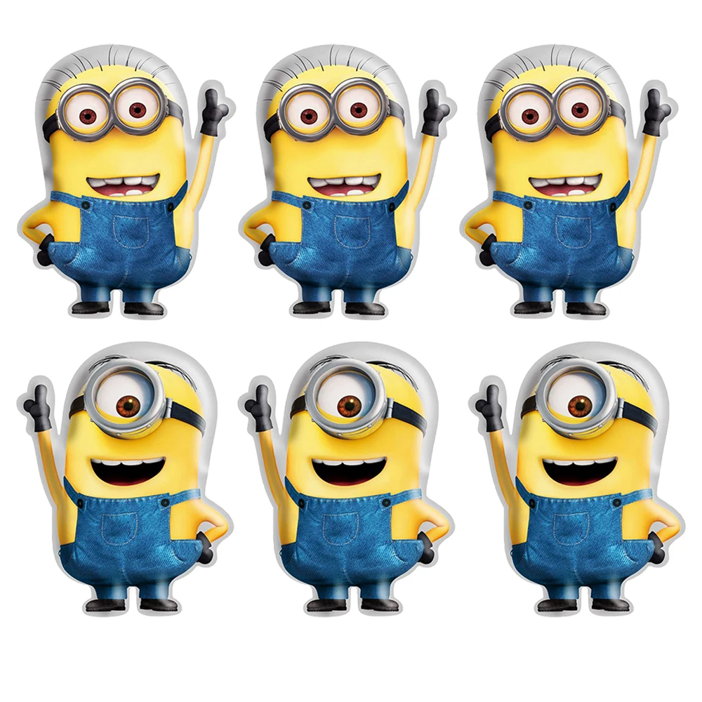 10/30/50pcs Minions balloon Cartoon Banana Man Birthday Party Decoration foil Ball Set Baby Shower Party Supplies Kids Toy Gifts