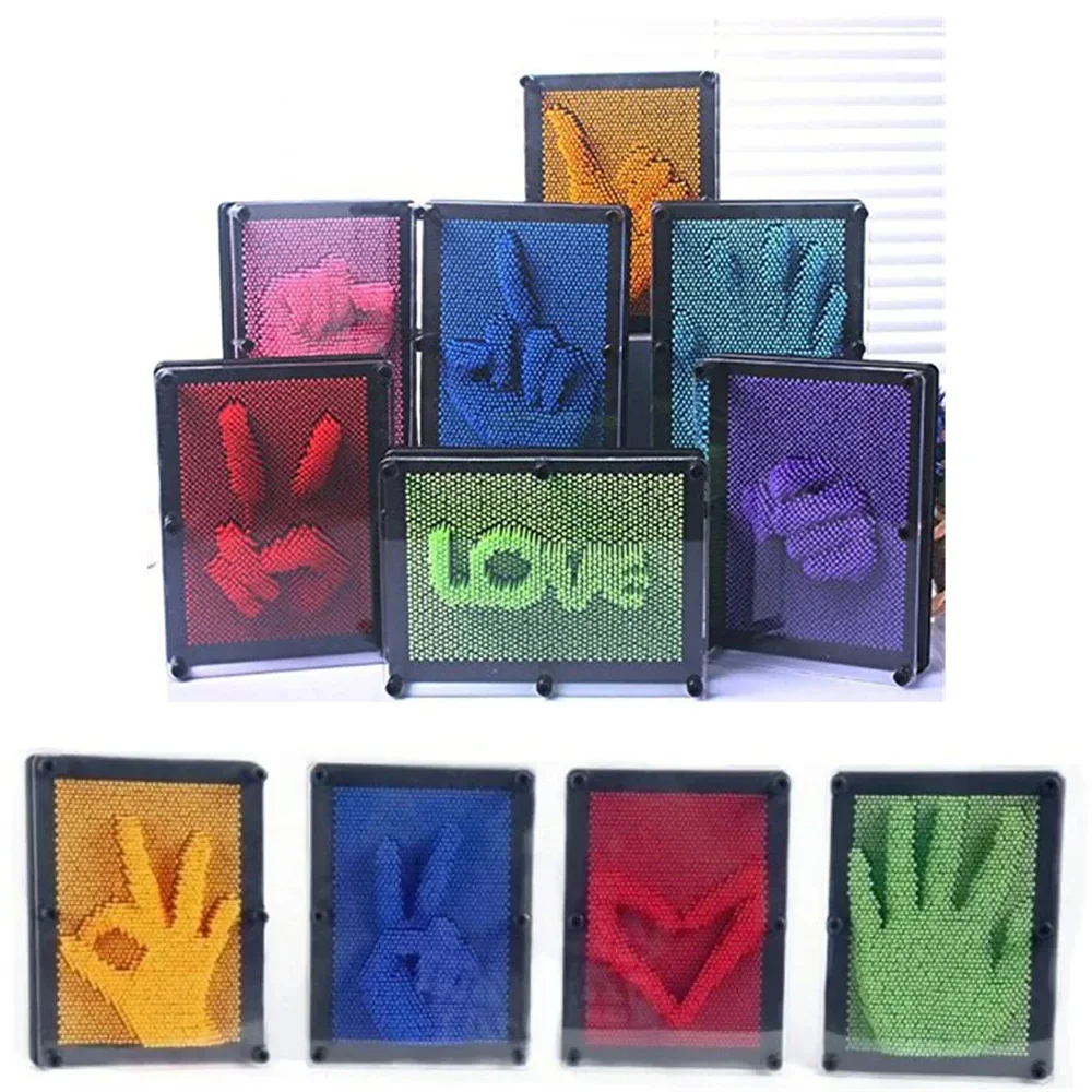 赤ちゃんのための3Dプラスチック教育玩具,抗ストレス,指紋の手型,楽しい学習活動,DIY