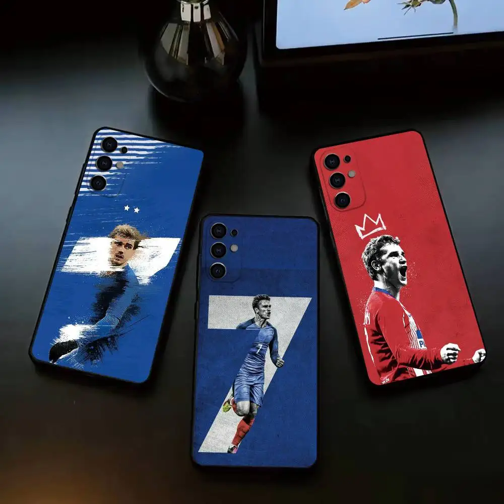 Football Star A-Antoine Griezmann Phone Case For Samsung S26,S25,S24,S23,S22,S21,S30,Ultra,Plus,Fe,Lite,Note,10,Black Cover