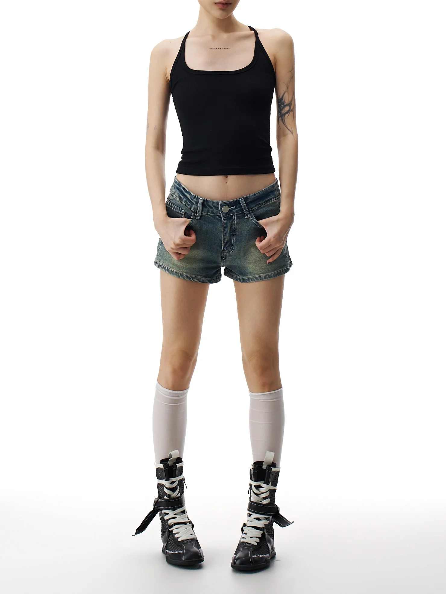 

Сексуальные американские женские ультракороткие джинсовые шорты с низкой посадкой, облегающие, летние, новый стиль, повседневные, из хлопка, деним