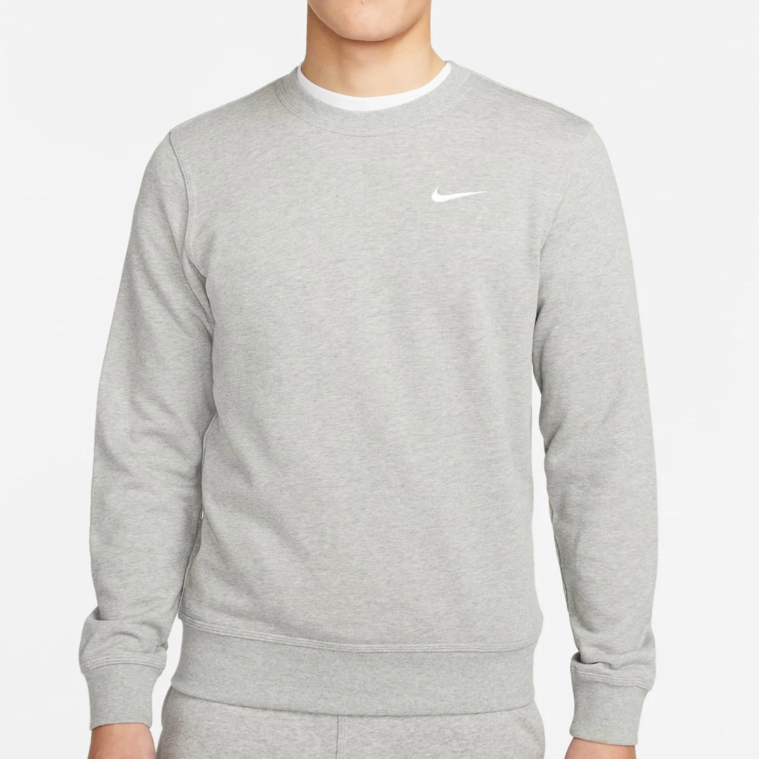 

Оригинальная новая мужская повседневная дышащая спортивная толстовка Nike с вышивкой и круглым вырезом 637903-063