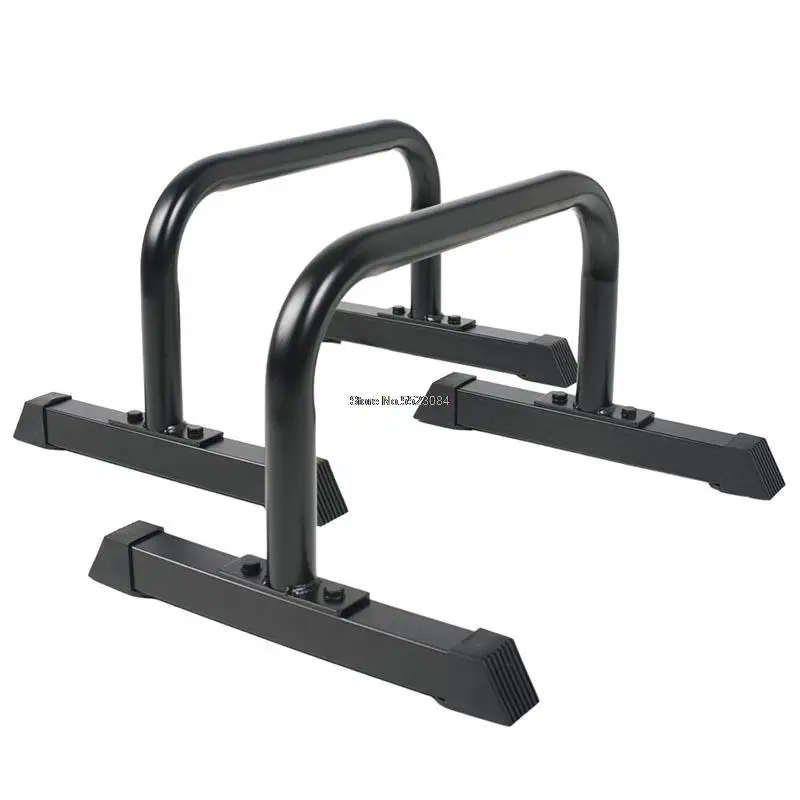 

QH013 Multifunctional Indoor Handstand Split Parallel Rod Outdoor Fitness I-Shaped Push-Up Support Stand Frame Square Pipe Foot