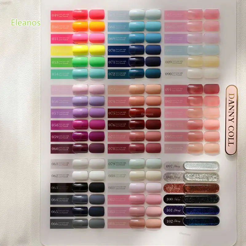 Dannycoll HEMA TPO Set di smalti gel per unghie a 102 colori gratuito con set di vernici per libri a colori Soak Off Gel UV Smalto per unghie 15ML