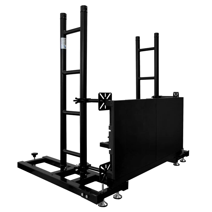Easy Set Up LED Screen Ground Support Stand Kit Led Panel Black Truss Support Systems
