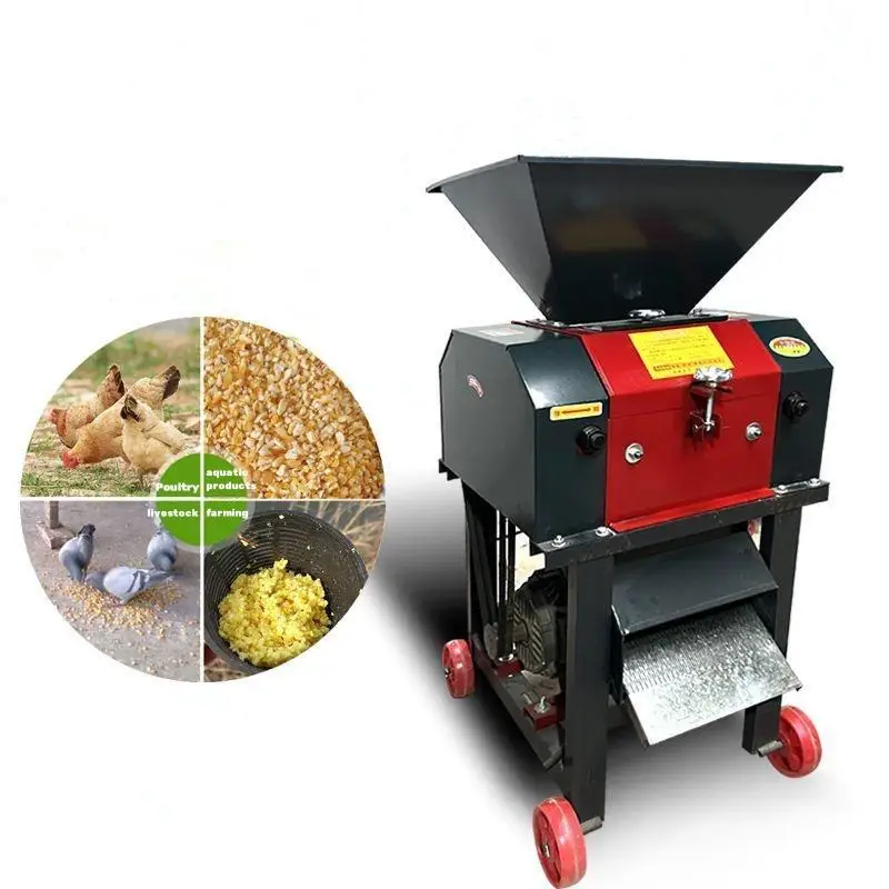 Strosen Multifunctional Grain Grinder Corn Broken Half Soybean Peanut Pellet Feed Roller Automatic Roll Crusher Feed Processing