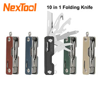 Nextool Folding Knife 10 in 1 EDC Multi Tools Unpack Knife Scissors Screwdriver Folding Outdoor Tools Survive Clip Sharp Cutter