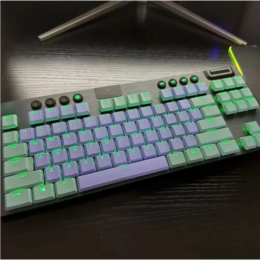 

GEFENSI для механической клавиатуры Logitech G915 \ G913 \ G815 \ G813 \ TKL87 13-клавишные текстурированные нескользящие многосменные колпачки для клавиш
