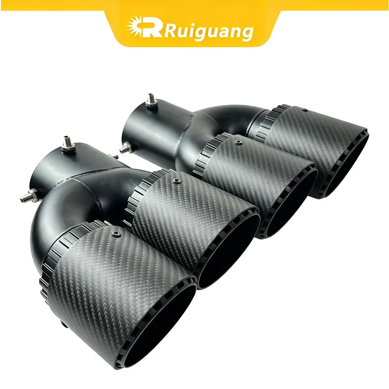Exhaust Pipe Carbon Fiber car Muffler Tip Cars Accessories Tail Pipe Modify for BMW G20 G28 M240i M340i M440i