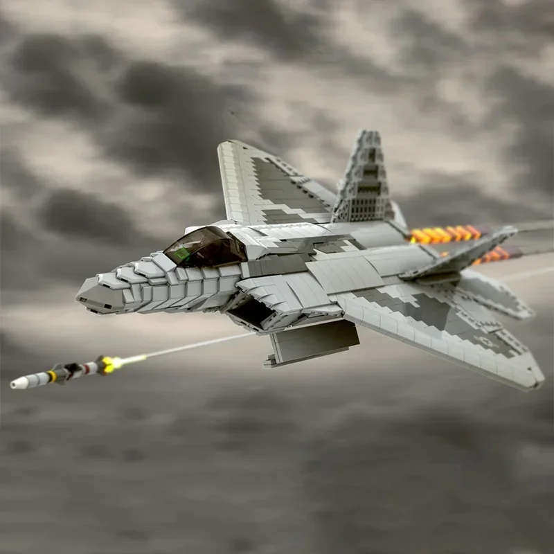 1624pcs MOC 1 Scale F Raptor Creator Experted Model Building Blocks Festival Gifts Architecture Assemble DIY Toy Idea