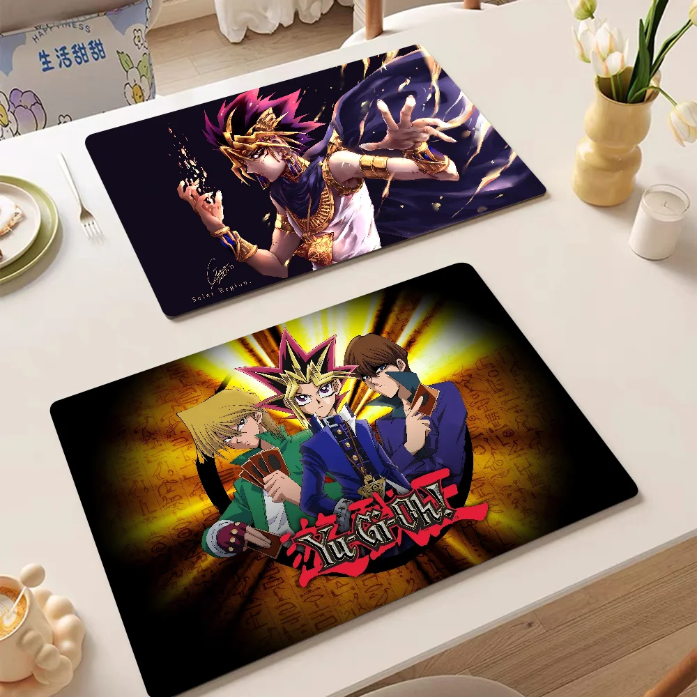 

Yu-Gi-Oh! Kitchen Draining Mat Tableware Pad Coffee Dish Drying Mat Placemat Bathroom Kitchen Drain Pad
