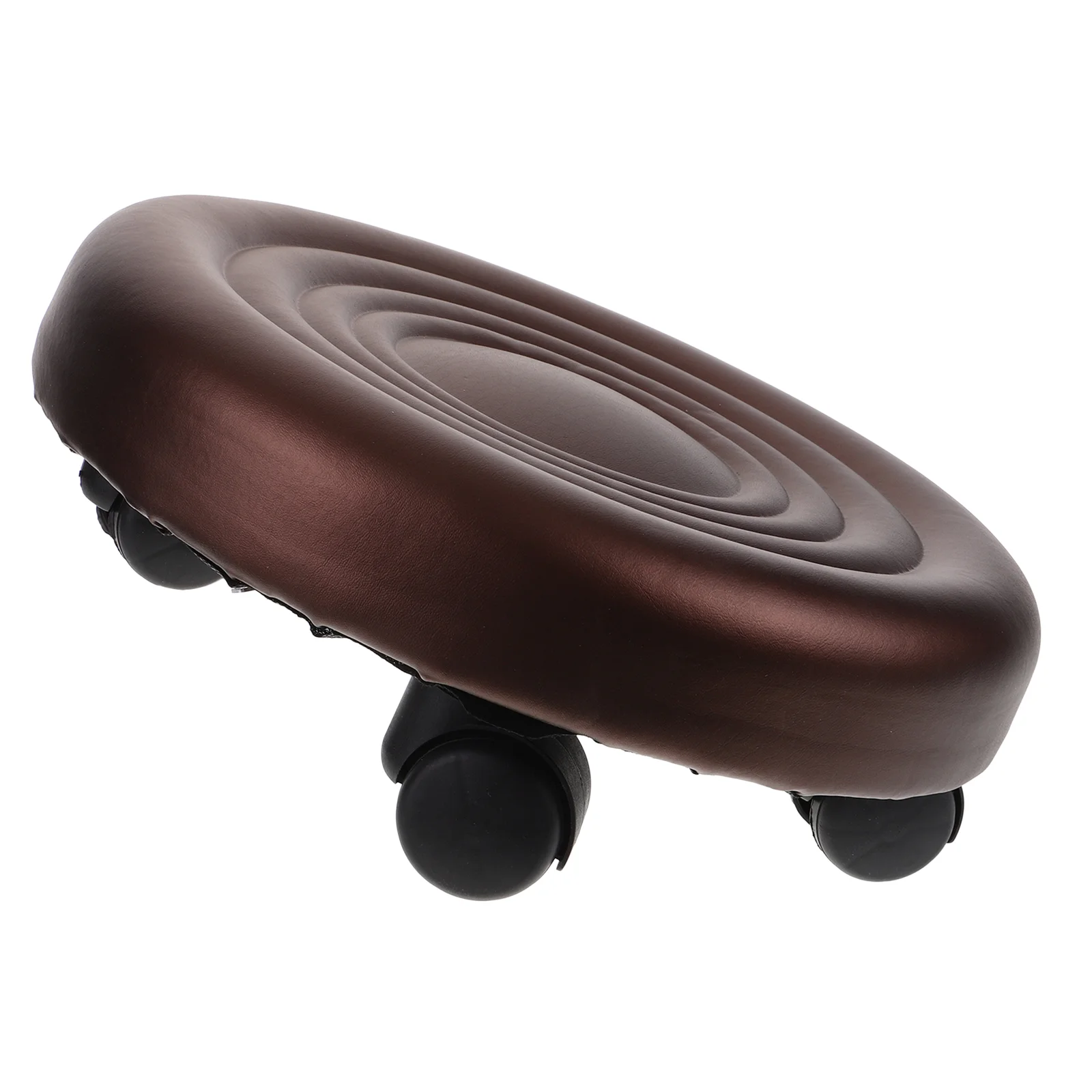 

Beautiful Seam Stool Low Small Foot Rest under Desk Pedicure Stools with Wheel Rolling Wheels