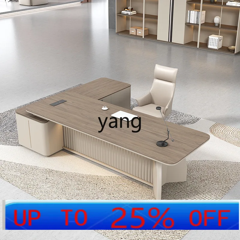 LMM boss supervisor desk and chair combination office simple modern light luxury paint atmosphere manager desk