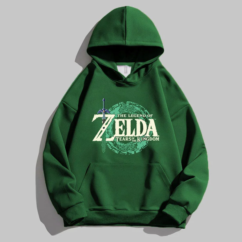 Zeldas cotton Hoodie Women Men Tears Of The Kingdoms Autumn Winter Fleece Sweatshirts Hooded Sweater Hip Hop Street Wear