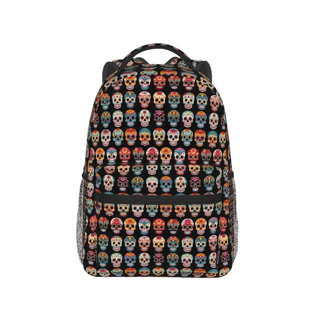 Colorfull Sugar Skull Mexican Candy Backpack Hot Sale Daypack Large Capacity Children BookBag School Bag Shoulder Bags Men Women