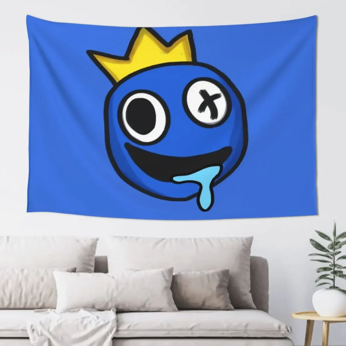 

Blue rainbow friends character Tapestry Decor For Room Bedroom Decoration Tapestry