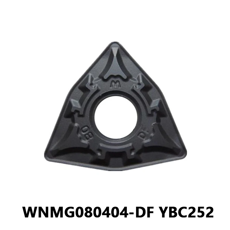 

100% Original WNMG080404-DF YBC252 CNC Lathe Cutter Tool Carbide Inserts for Steel Processing WNMG080404-DF WNMG Metal Tool