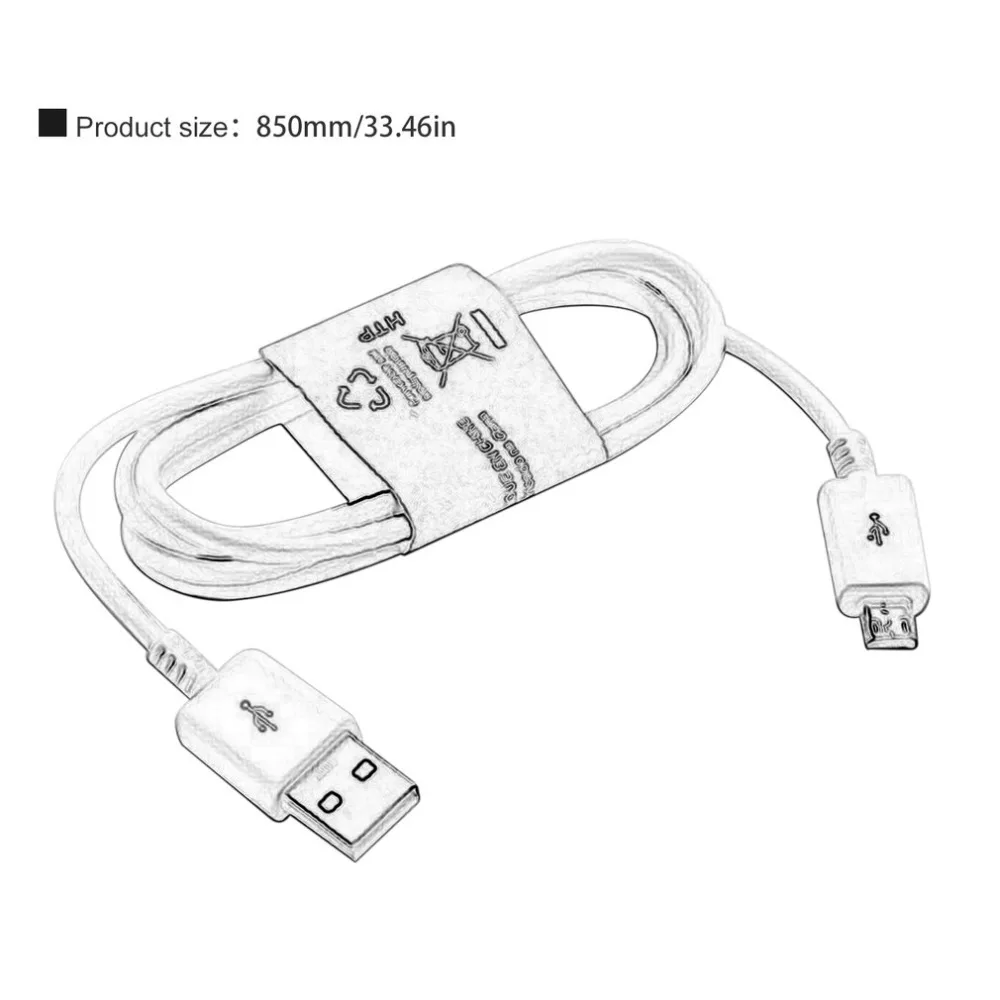 Suitable for Samsung S4 Universal Smartphone Fast Charge Micro USB2.0 Charging Cable V8 Data Cable For Android New arrival