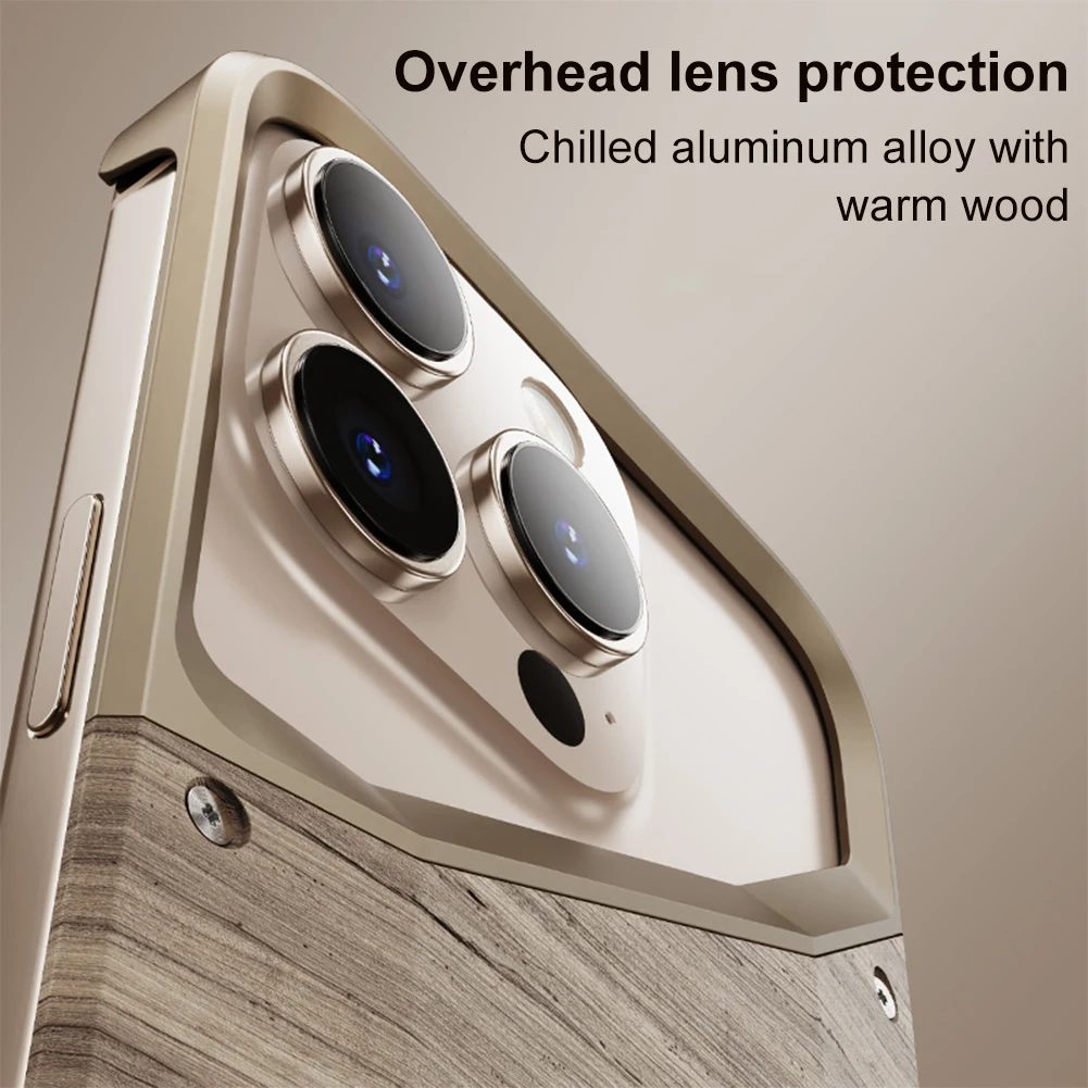 Coque de protection pour iPhone 15, 16 Pro Max, housse de protection anti-chute, housse de téléphone portable sans cadre, coque de protection robuste