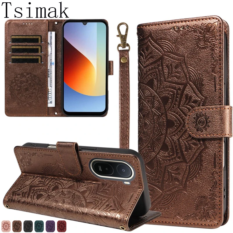Hüllen für Redmi A7 Pro 4G Case Xiaomi Redmi A3 A5 A7 Pro RedmiA7 A7Pro A1+ A2 Plus Handyhülle Leder Flip Wallet Kartenetui Coque