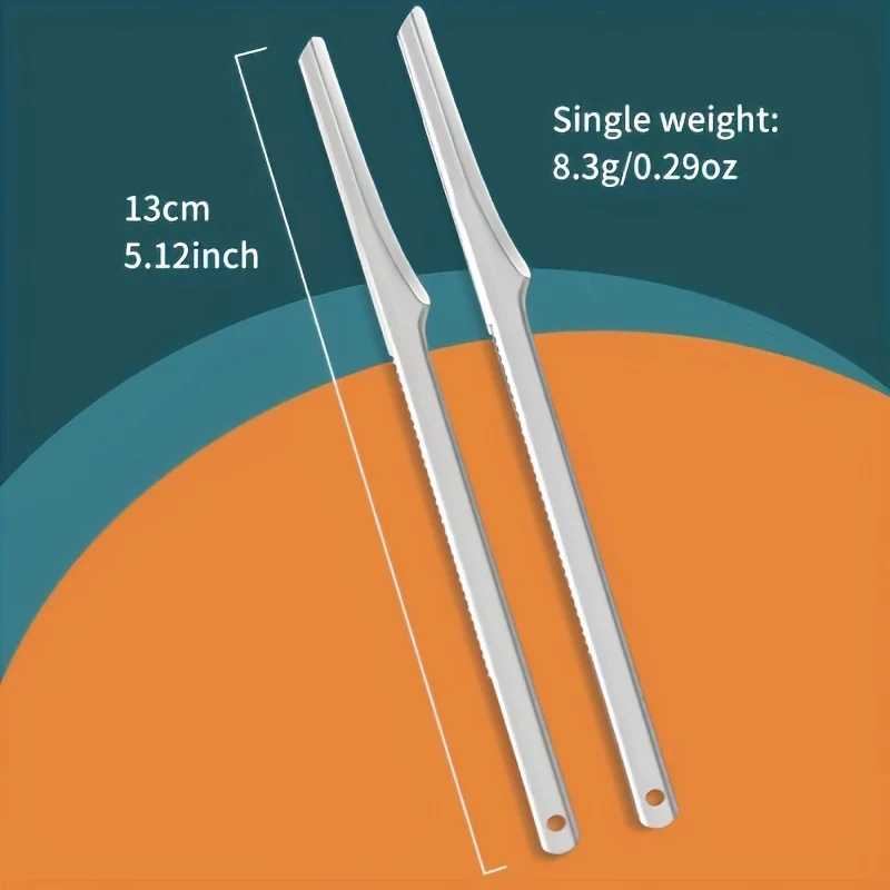 2pcs of Foot Care Tools for Removing And Dead Skin Professional Foot Knives for Home Use Double-Sided Foot Scrapers