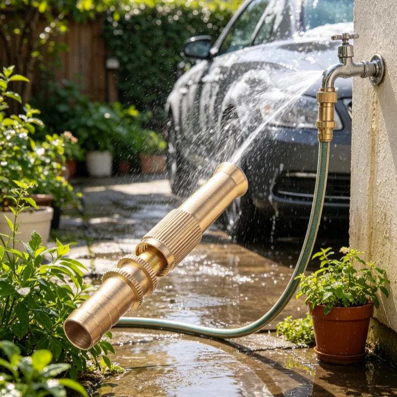 High Pressure Washer Spray Nozzle Multifunctional Household Water  Tip For Car Washing Garden Watering Daily Cleaning