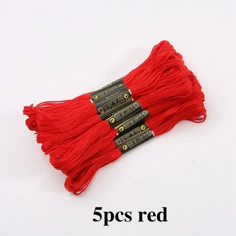 5/8/50/100 Stück Mix Farben Stickgarn Baumwolle Nähen Stränge Regenbogen Baumwolle & Seide Stickgarne für DIY Armbandherstellung