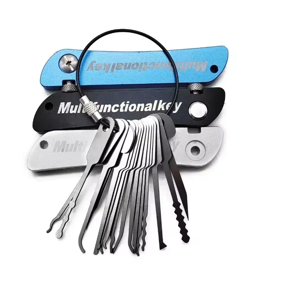 Conjunto compacto de ferrament - Lock Picking Set avaliação e preço