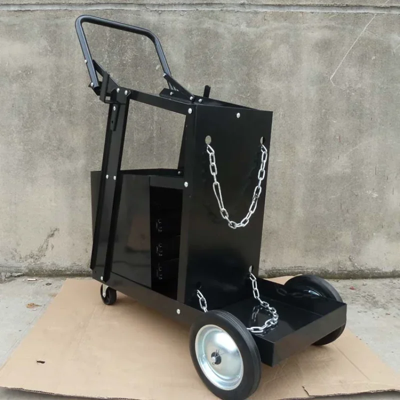 hand trolly push with handle welding cart