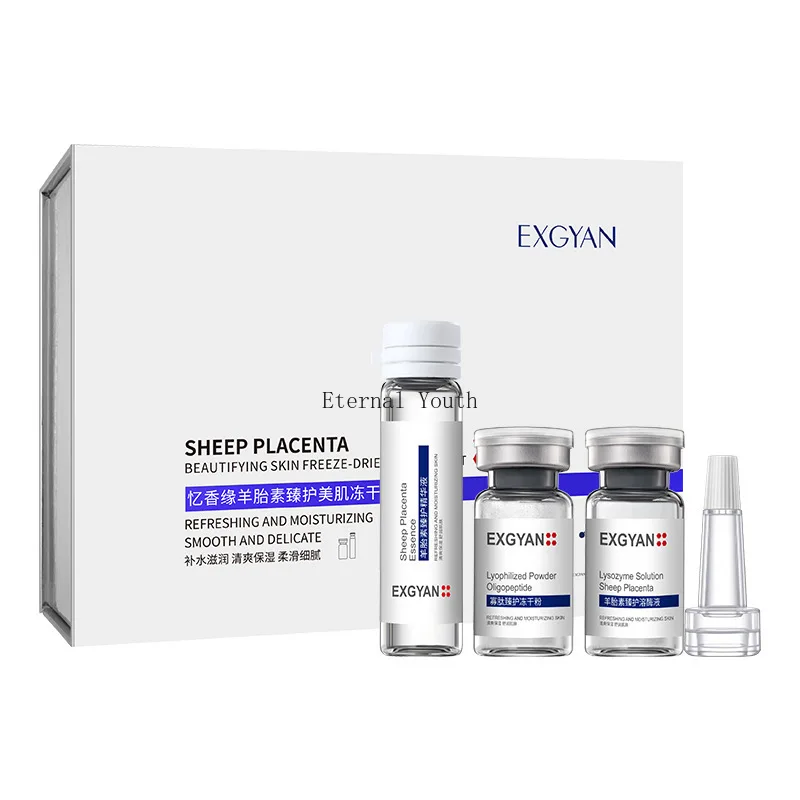 Freeze-dried Powder Sheep Placenta Essence Set Deep Moisturizing Wrinkles Firming Sheep Embryo Plate