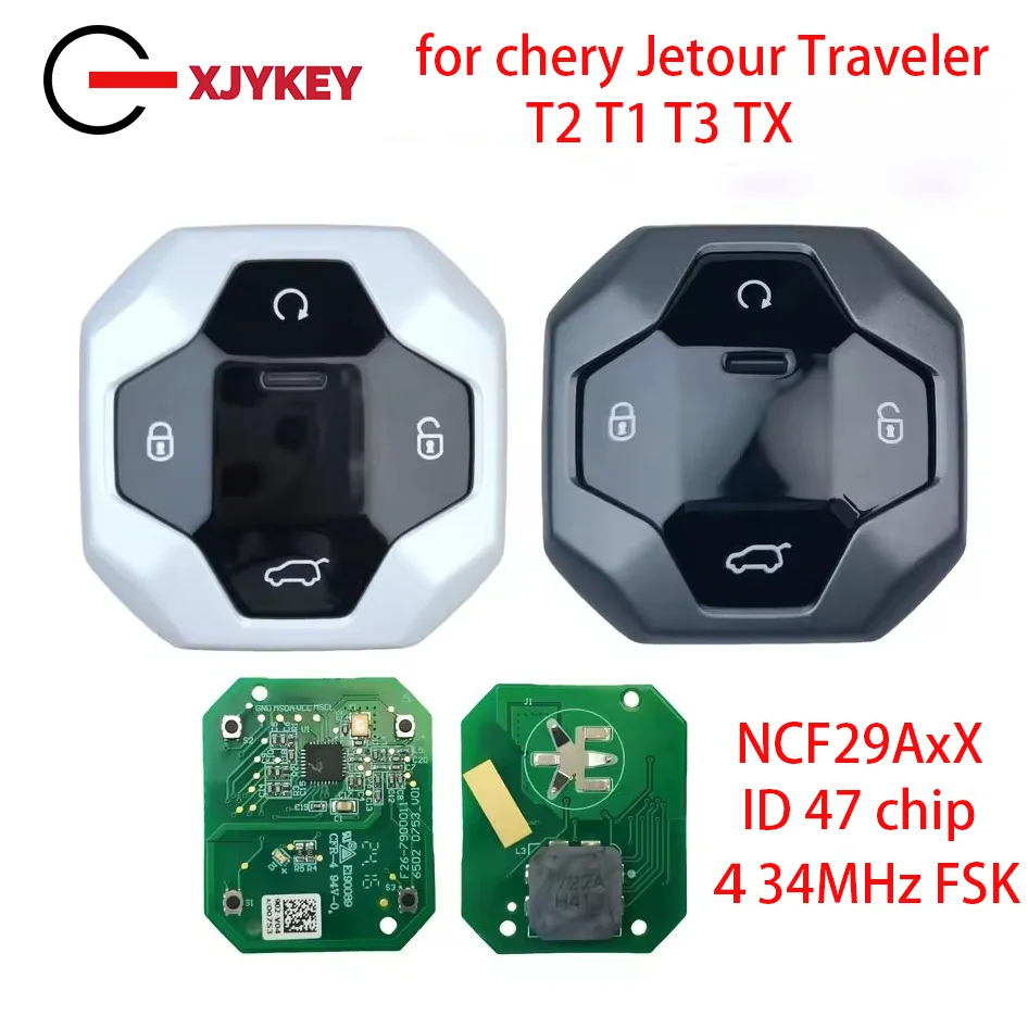

XJY Original Remote Control Key for Chery Jetour T2 T1 T3 TX JETOUR Traveller 433MHZ 47Chip