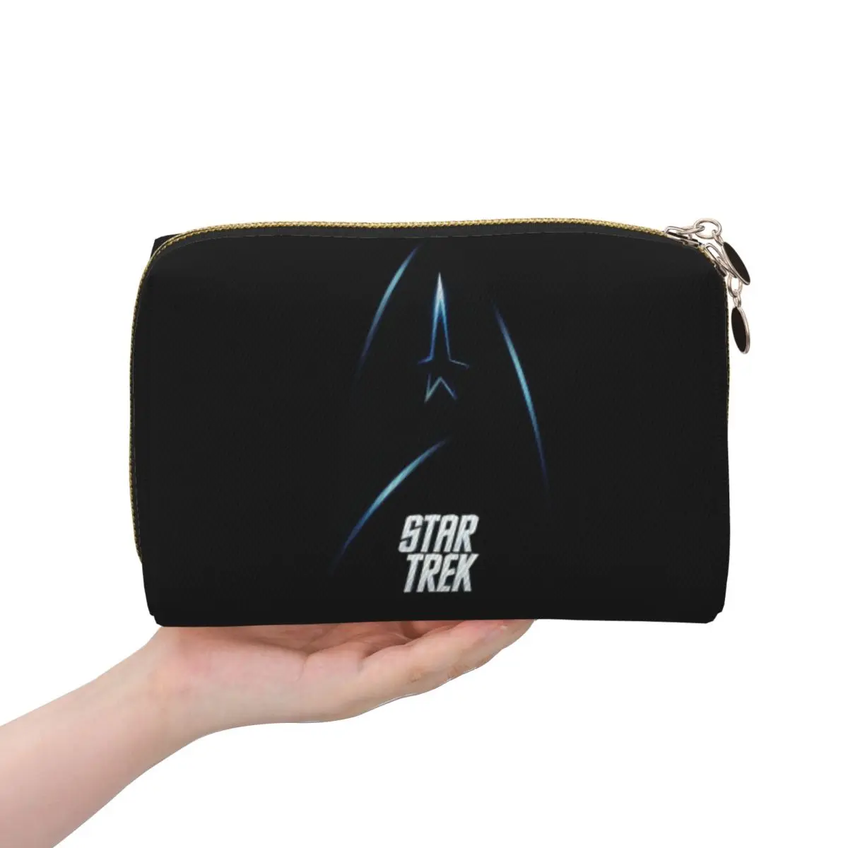 Star Treks Science Fiction TV SeriesWomen Cosmetic Bag Travel Makeup Organizer Pouch Toiletry Storage Dopp Kit Case