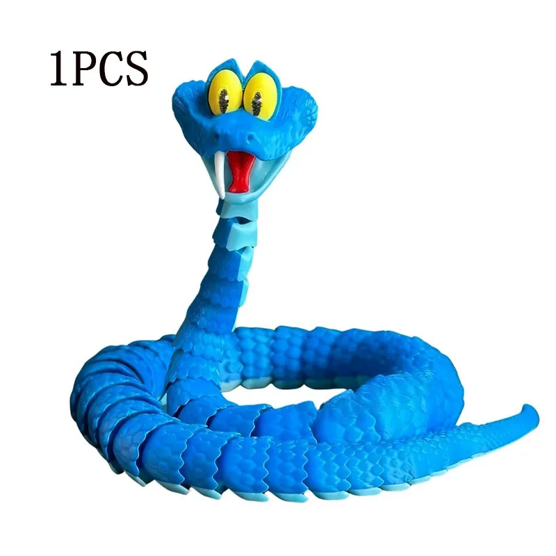 30cmGareth Snake: Gezamenlijk gesimuleerd speelgoedslangje uit Zootopia, 3D-geprint Gareth-slangmodel, stressverlichtend speelgoed, kindercadeau